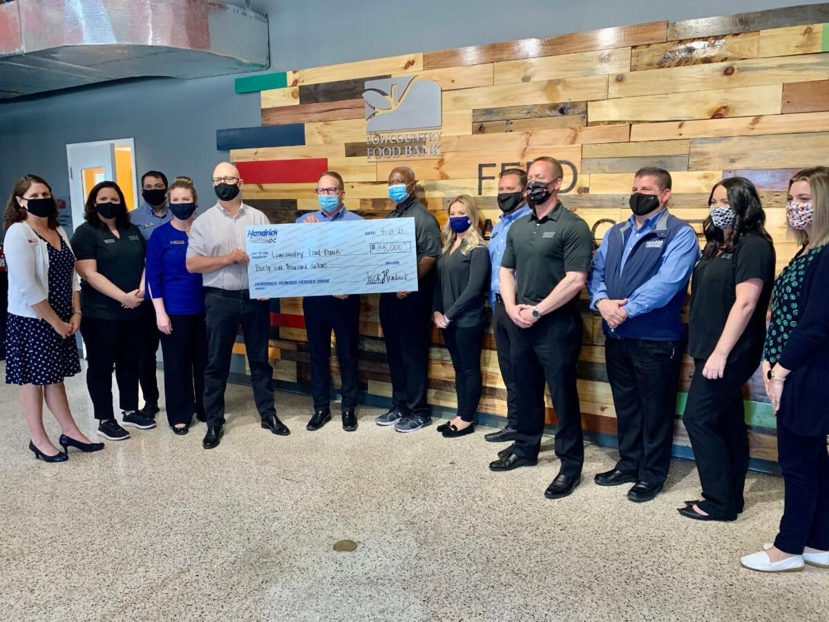 Hendrick Automotive donates to Lowcountry Food Bank